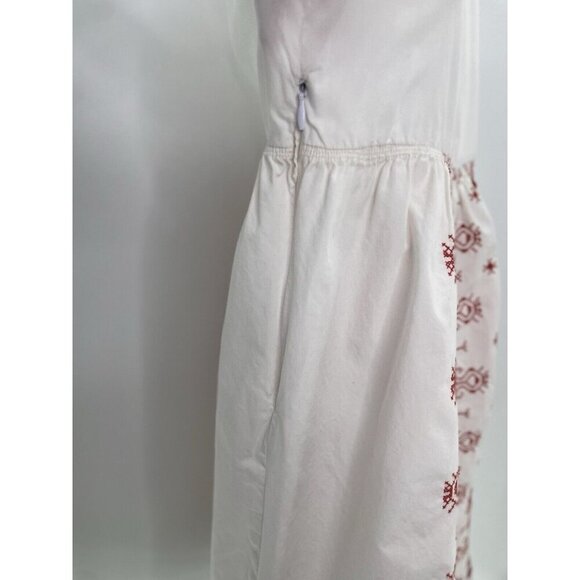 Odd Molly Anthroplolgie Embroidered Cotton Sundress Dress Size 1, No‎ Belt Boho - Picture 8 of 15